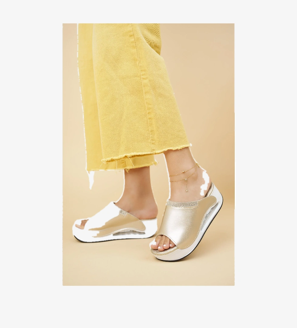 Linda Anatomik Ortopedik Air Rahat Taban Medical Sabo Günlük Kadın Terlik - Görsel 1