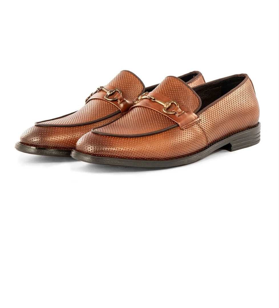 Ducavelli Ancora Hakiki Deri Erkek Klasik Ayakkabı, Loafer Makosen Ayakkabı model görseli