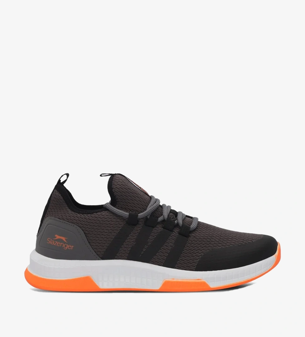 Slazenger TUESDAY I Erkek Sneaker Ayakkabı Koyu Gri / Turuncu