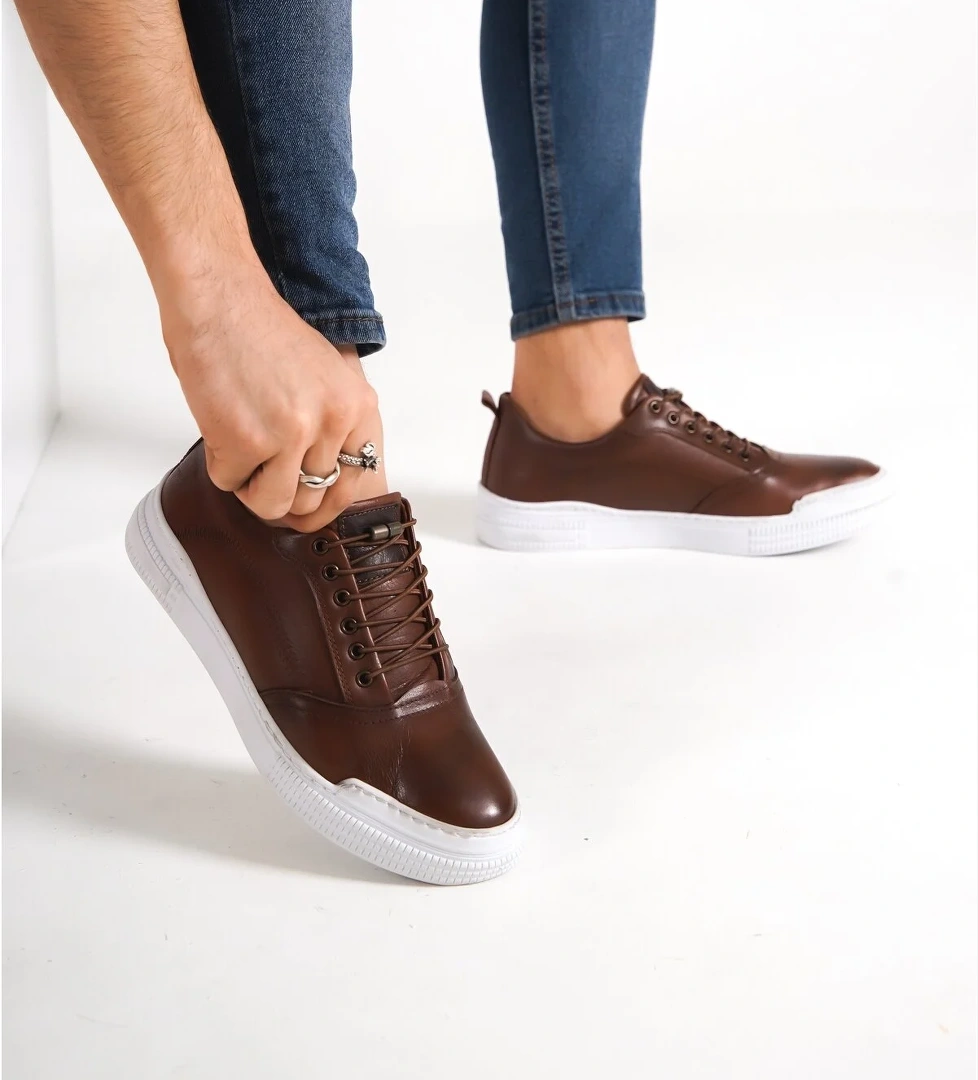 Daxtors D1326 Garantili Günlük Ortopedik Hakiki Deri Ayakkabı Erkek model görseli