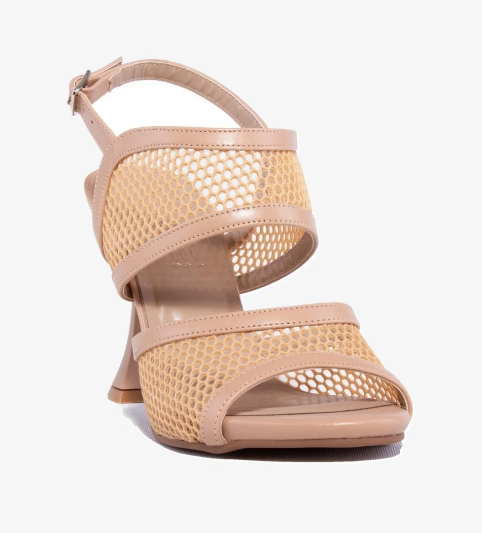 DZA07-1170806 Nut Klasik Topuklu Kadın Ayakkabı - Görsel 1