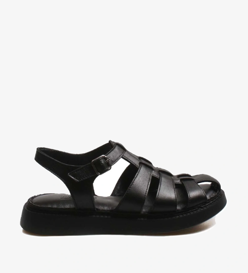 Fast Step Hakiki Deri Kadın Klasik Sandalet 621za880 model görseli