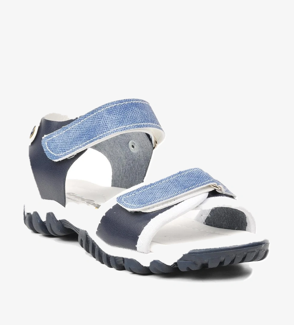 22Y06 Lacivert-Kot-Beyaz Erkek Çocuk Sandalet