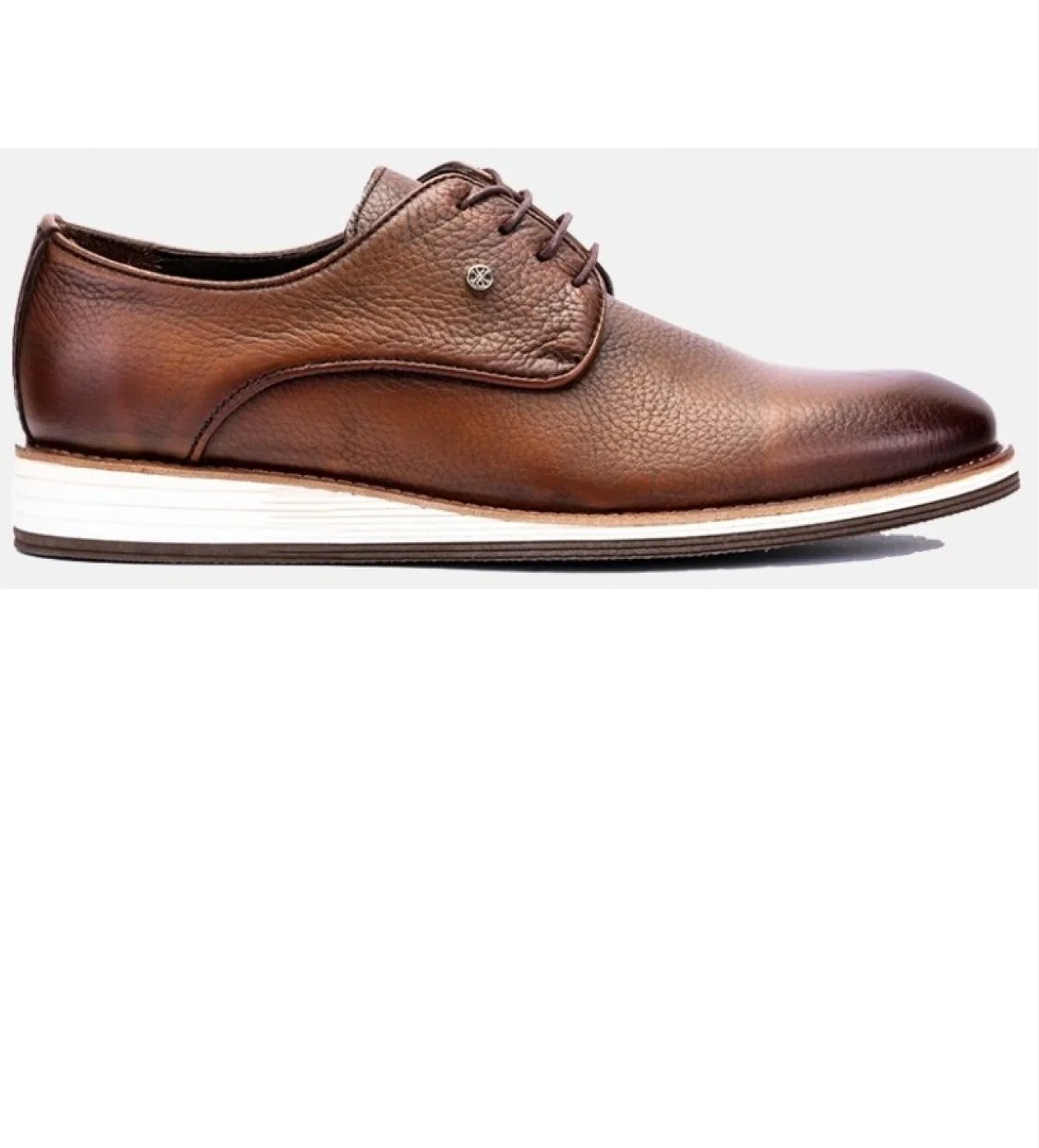 Marcomen Eva Taban Erkek Hakiki Deri Oxford Klasik Kundura 13018 model görseli