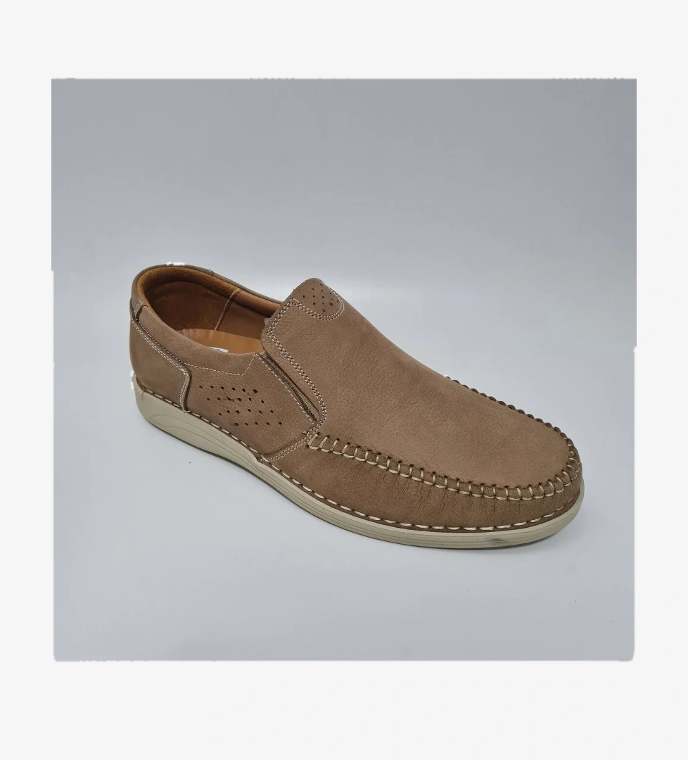 Komcero Dr.Jells Bağsız Dikişli Model Ortopedik Anatomik Hakiki Deri Hafif Günlük Ayakkkabı Y015-175 - Görsel 1