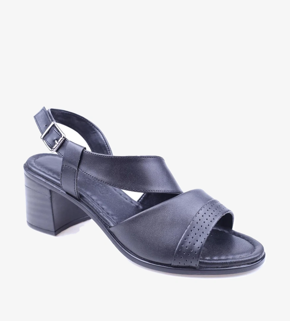 648 Kadın 6,5 Cm Topuklu Yazlık Ayakkabı - Görsel 1