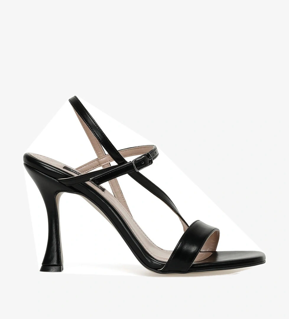 FIT 3FX Siyah Kadın Topuklu Sandalet - Görsel 1