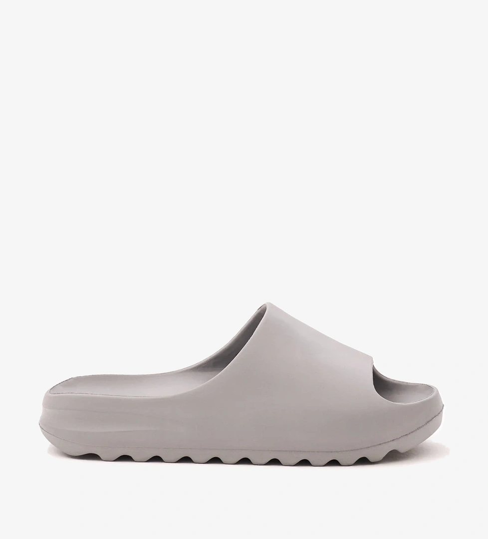 Tonny Black Unisex Gri Rahat Kalıp Düz Model Önü Açık Eva Terlik - 429,95₺ - Flo