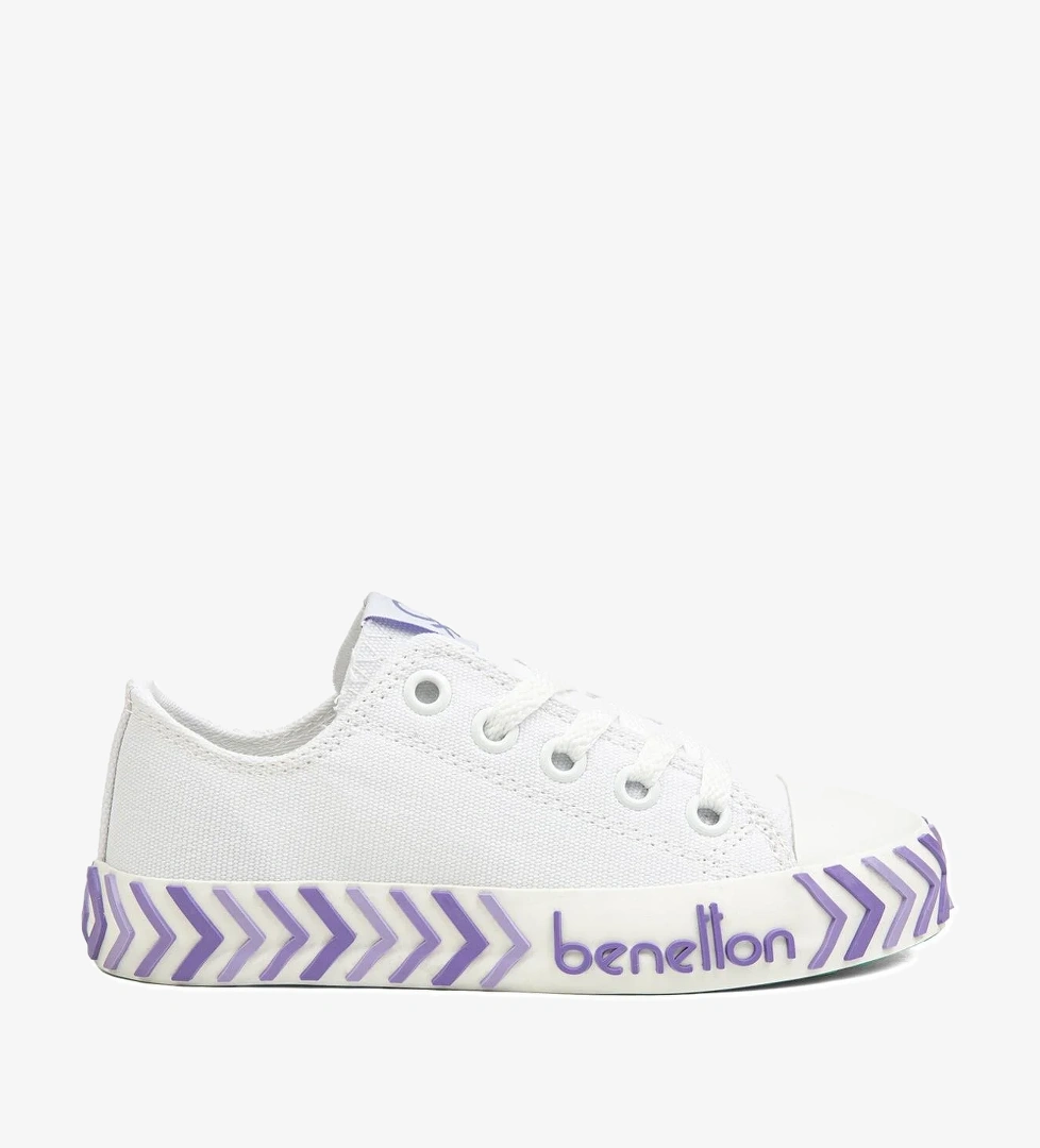 ® | BN-90635-3409 Beyaz Lila - Çocuk Spor Ayakkabı