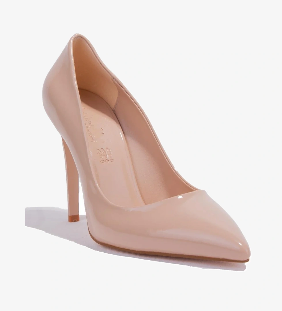 Dagoster Dza07-388460 Siyah Rugan Stiletto Topuklu Kadın Ayakkabı model görseli