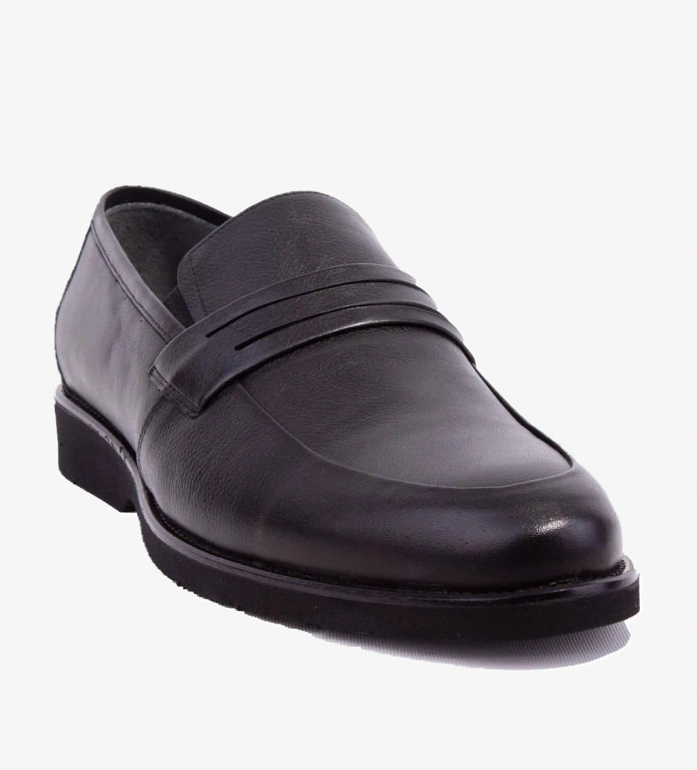 Dagoster DMA08- 028 Siyah Ortopedik Günlük Erkek Deri Ayakkabı model görseli