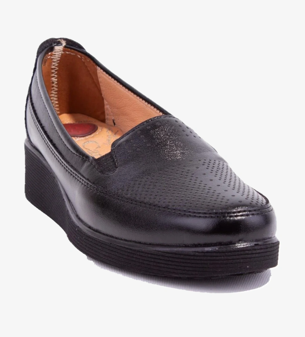 Dagoster Dza07-1194410 Taba Siyah Ortopedik Günlük Kadın Ayakkabı model görseli