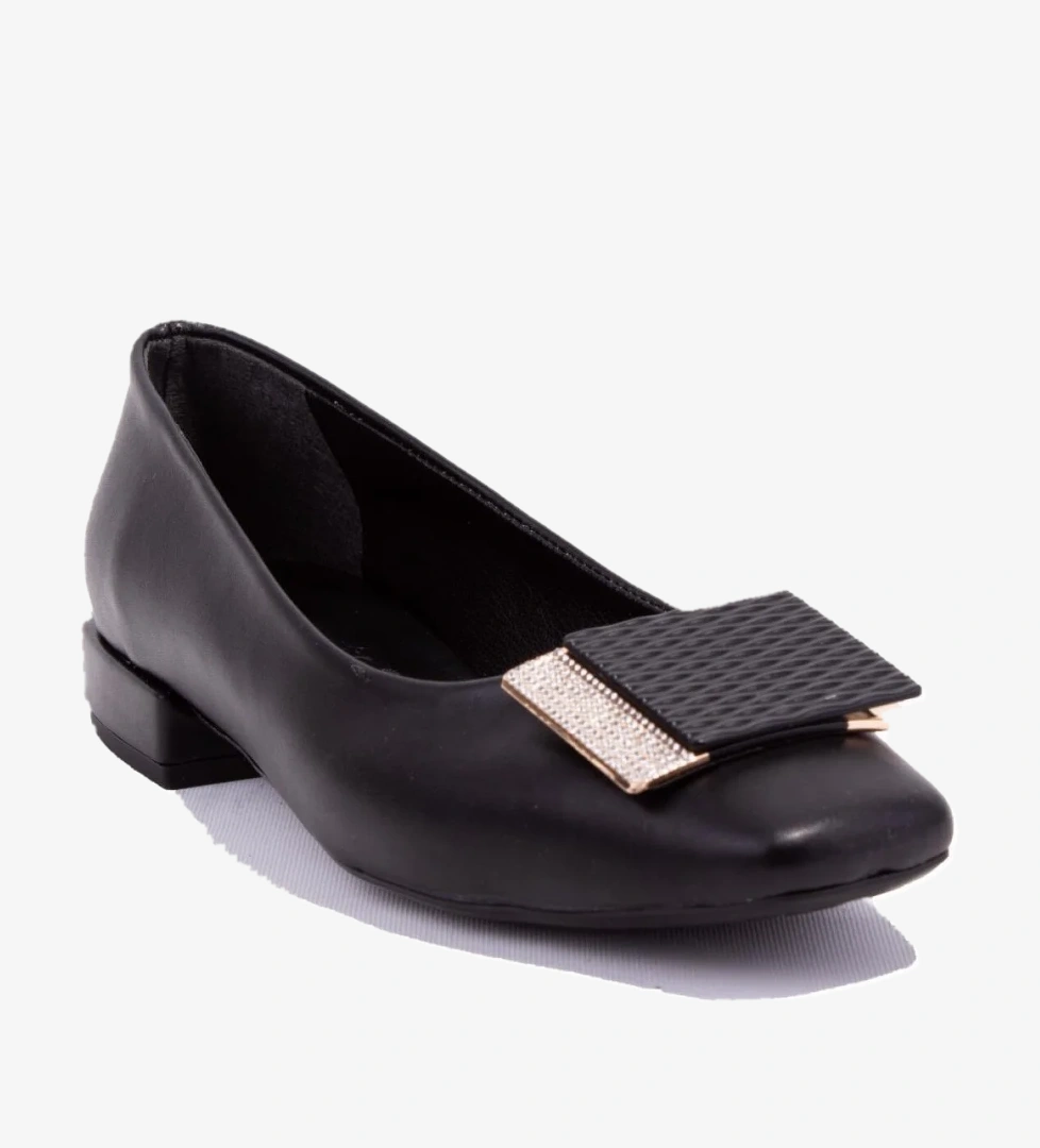 Dagoster DZA07-8243811 Siyah Klasik Topuklu Kadın Ayakkabı model görseli