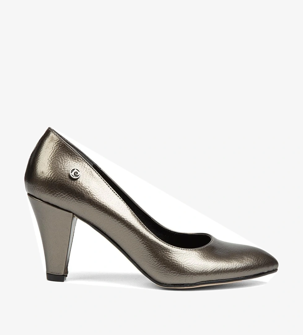 ® | PC-52228-3478 Platin Kırısık - Kadın Topuklu Ayakkabı