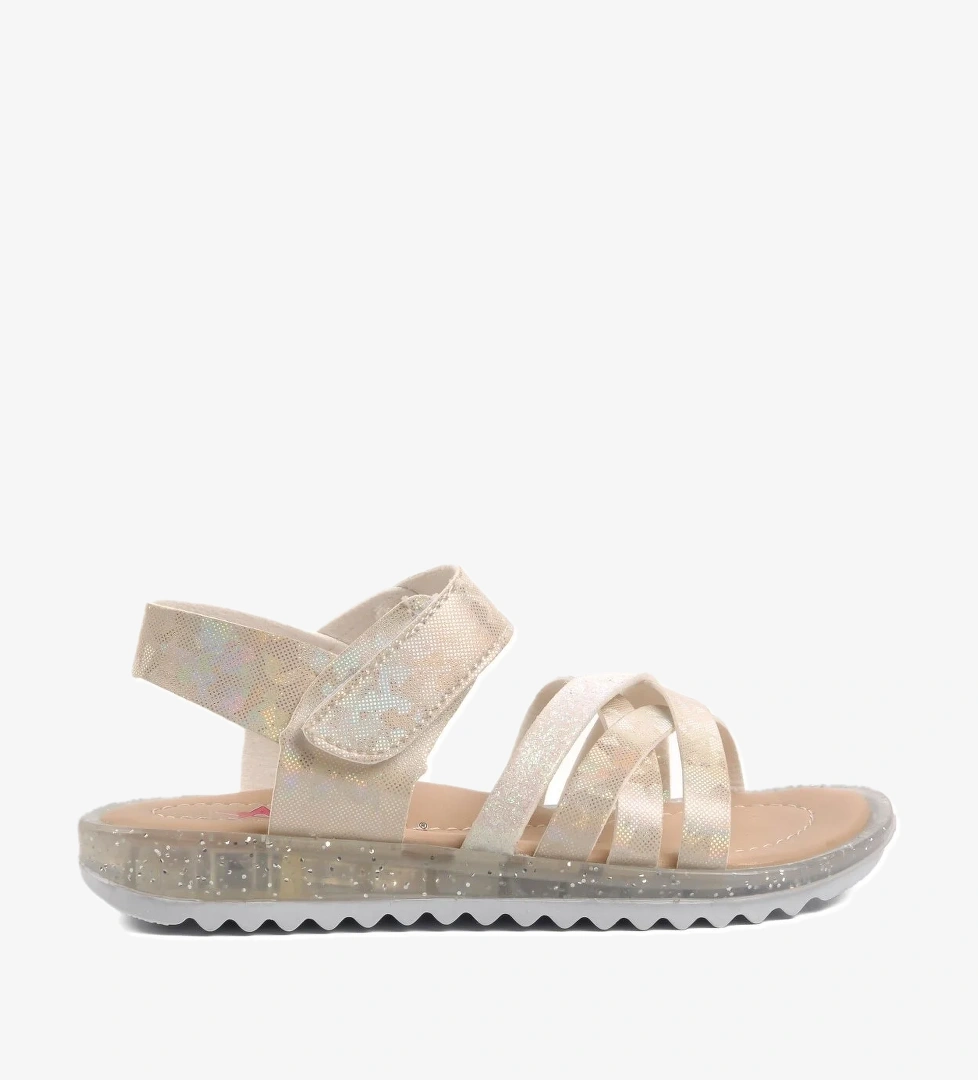 Arz 9000-P Sedef Simli Kız Çocuk Sandalet - Görsel 1