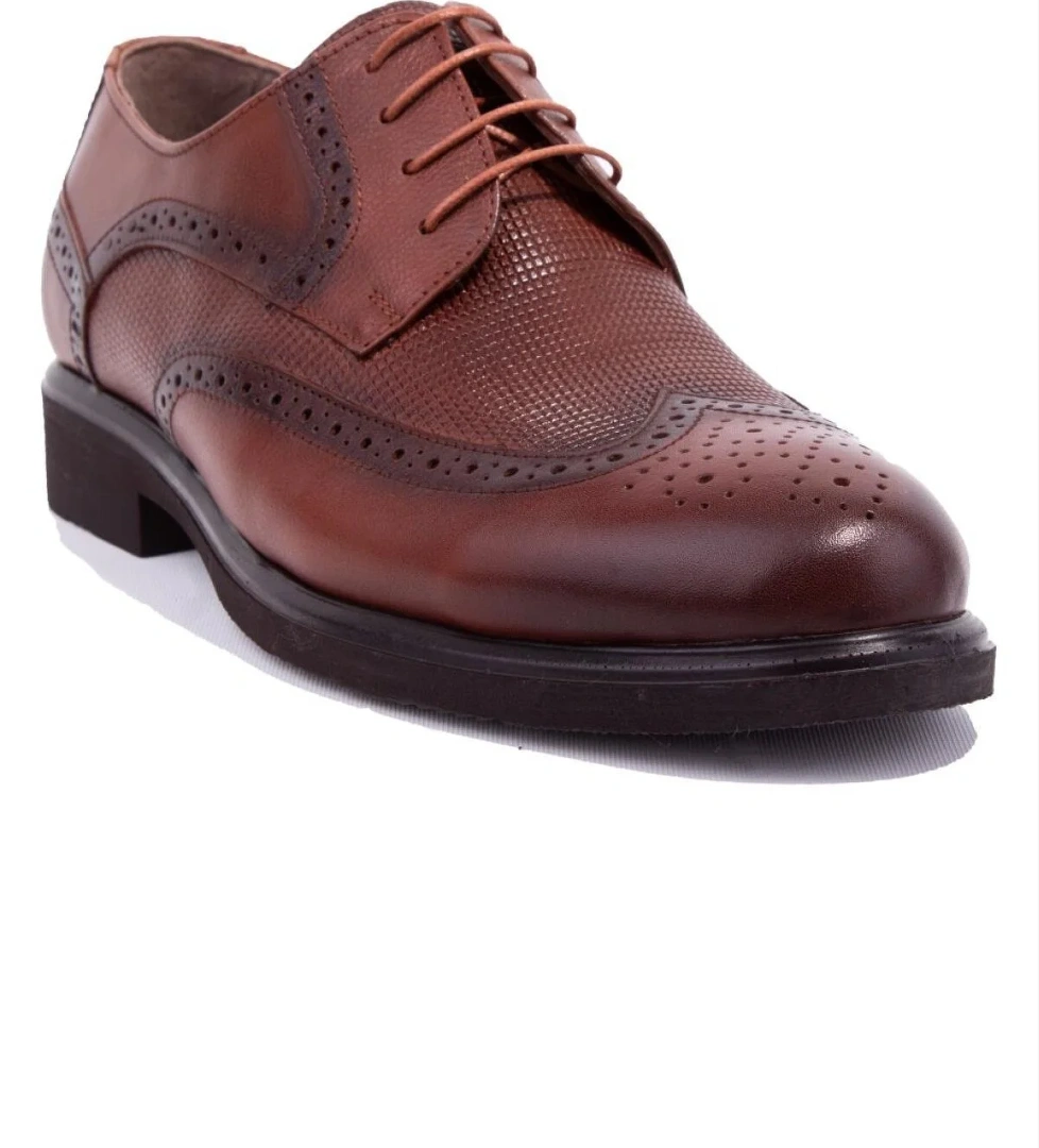 Dagoster Dma08-861 Siyah Taba Ortopedik Günlük Erkek Deri Ayakkabı model görseli