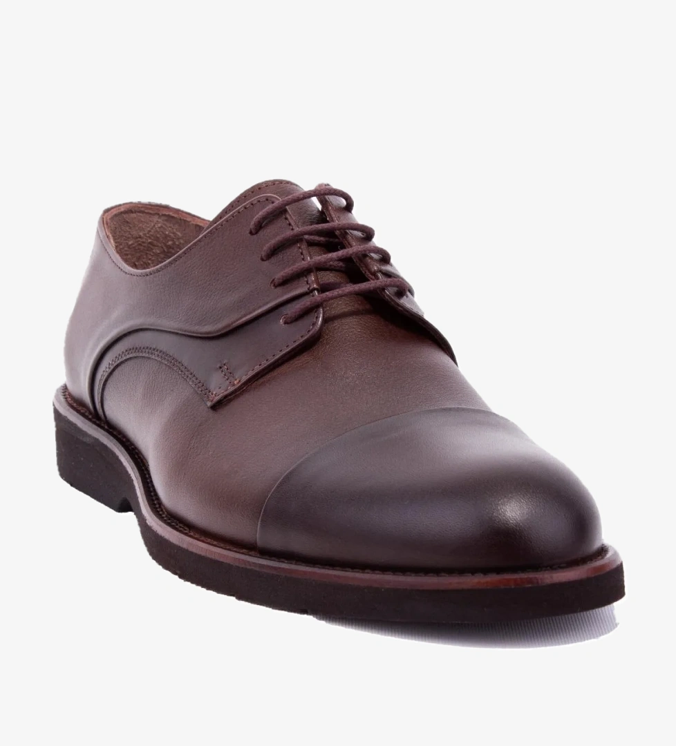 Dagoster Dma08- 975 Siyah Kahve Ortopedik Günlük Erkek Deri Ayakkabı model görseli