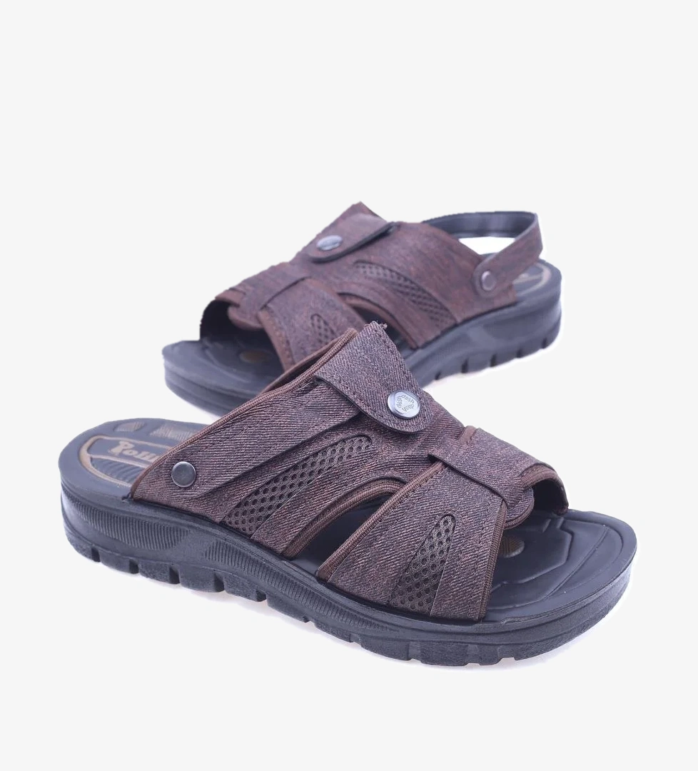 Polikamp 2843 Erkek Ortopedik Taban Günlük Terlik Sandalet - Görsel 1