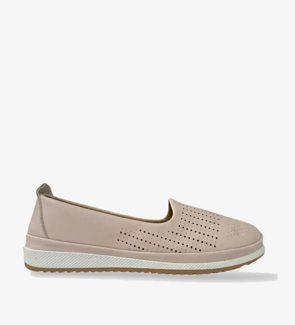 Tam Ortopedik Hava Alan Yumuşak Tabanlı Günlük Anne Babet BEJ