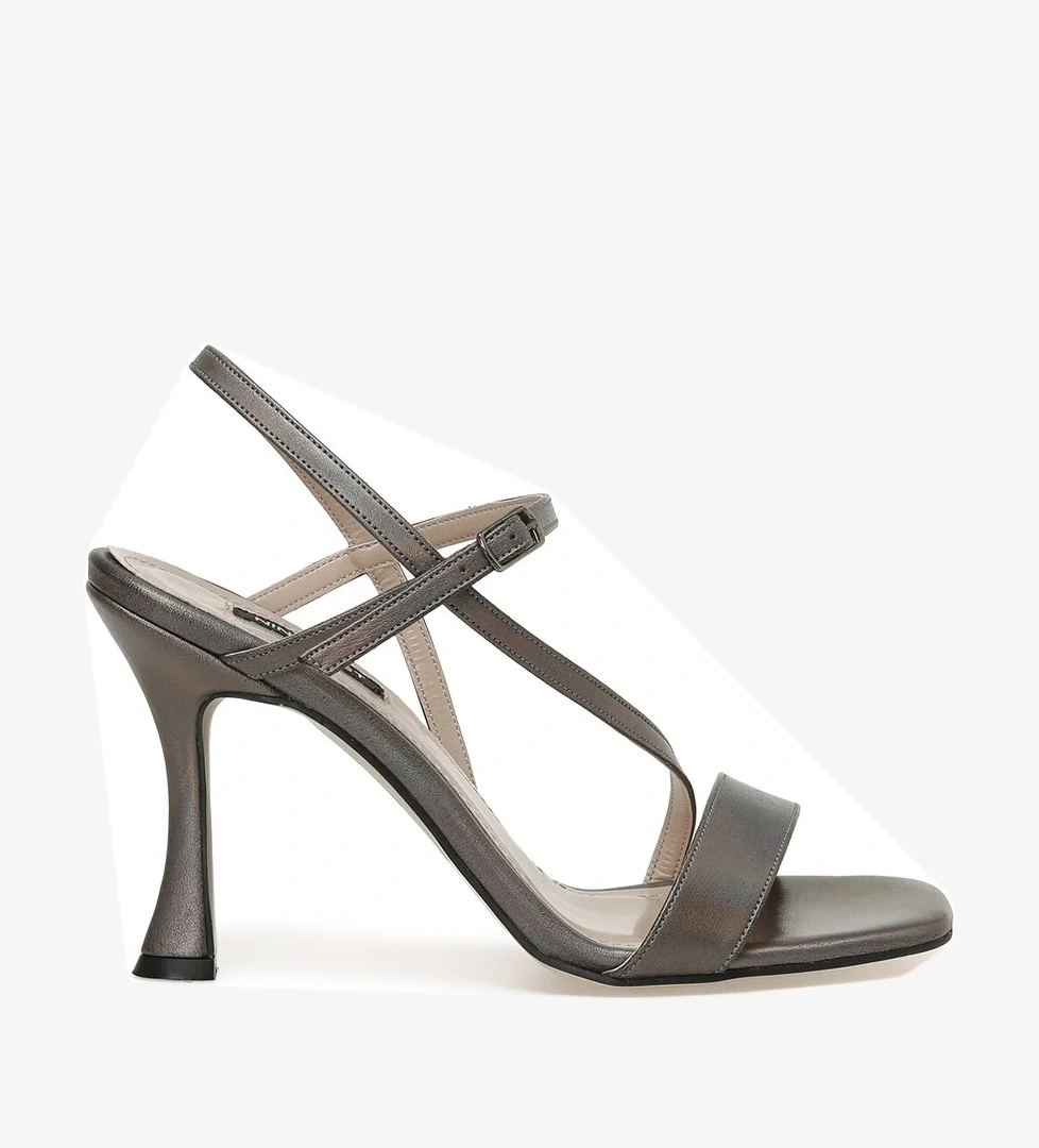 FIT 3FX Antrasit Kadın Topuklu Sandalet - Görsel 1