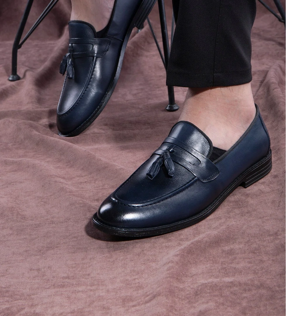 Ducavelli Quaste Hakiki Deri Erkek Klasik Ayakkabı, Loafer Makosen Ayakkabı model görseli