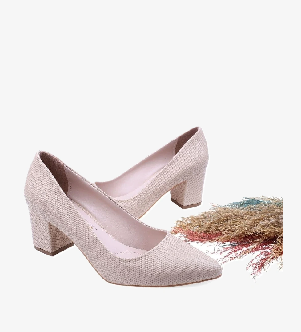 Bilener 2860 Baskılı 6 Cm Topuklu Kadın Ayakkabı model görseli