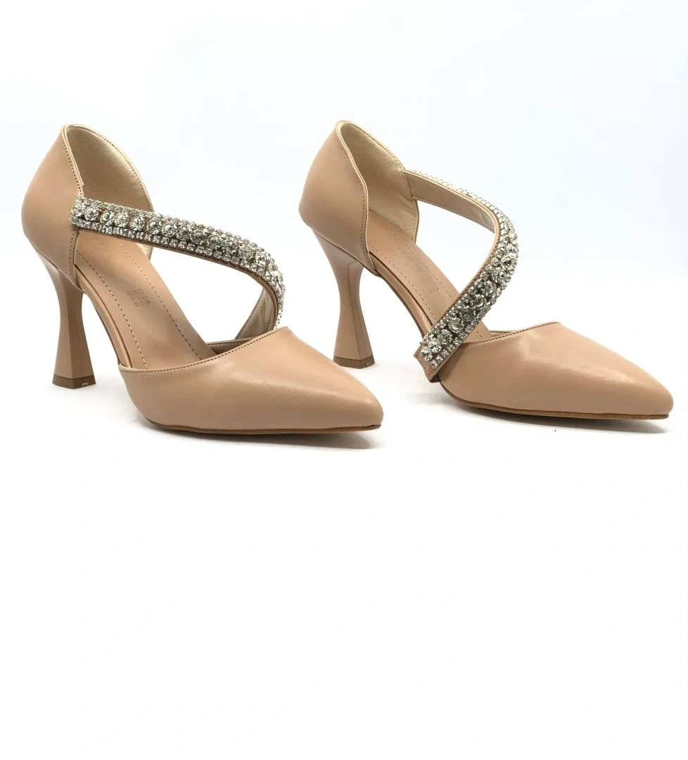 Mehtap Taş Detaylı Kadın Topuklu Ayakkabı Stiletto model görseli