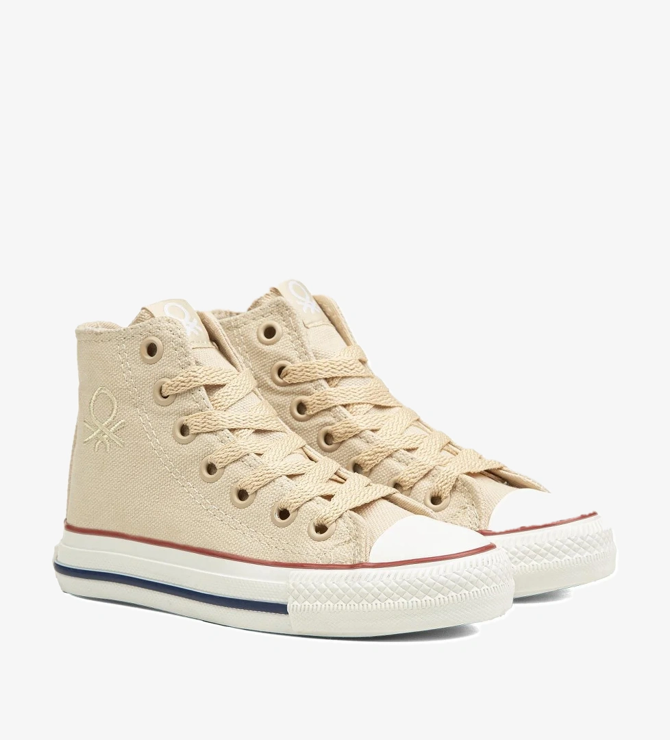 ® | BN-90686-3409 Bej - Çocuk Spor Ayakkabı