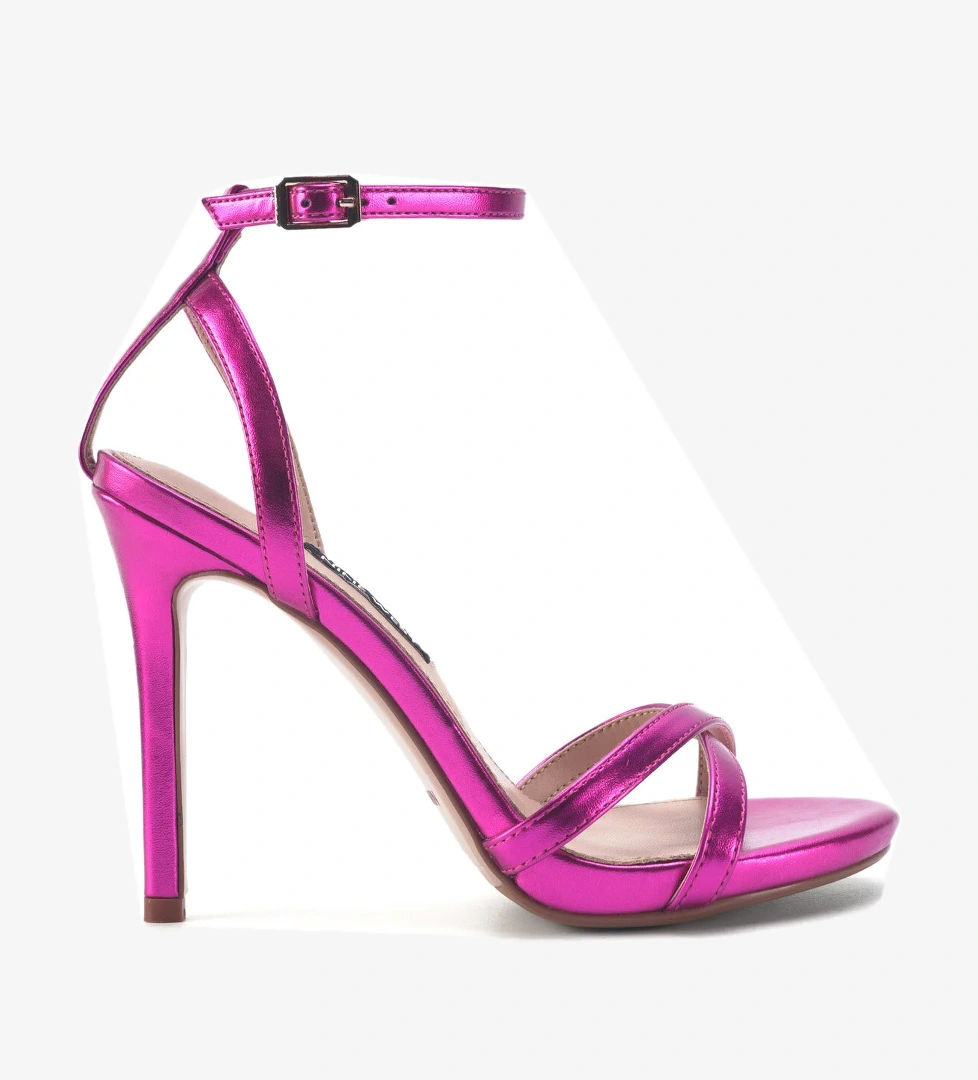 PIAVE 3FX Fuşya Kadın Topuklu Sandalet - Görsel 1