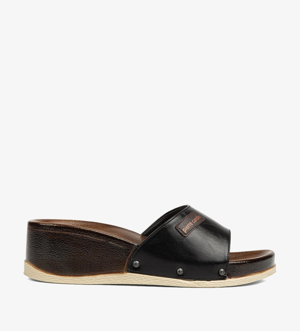 Pierre Cardin ® | PC-7030-3485 Siyah - Kadın Terlik