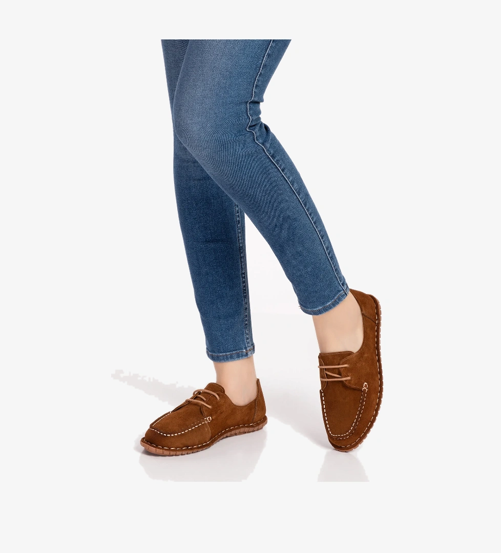 Gondol Hakiki Deri Esnek Hafif Loafer Ayakkabı esl.602 - Görsel 1