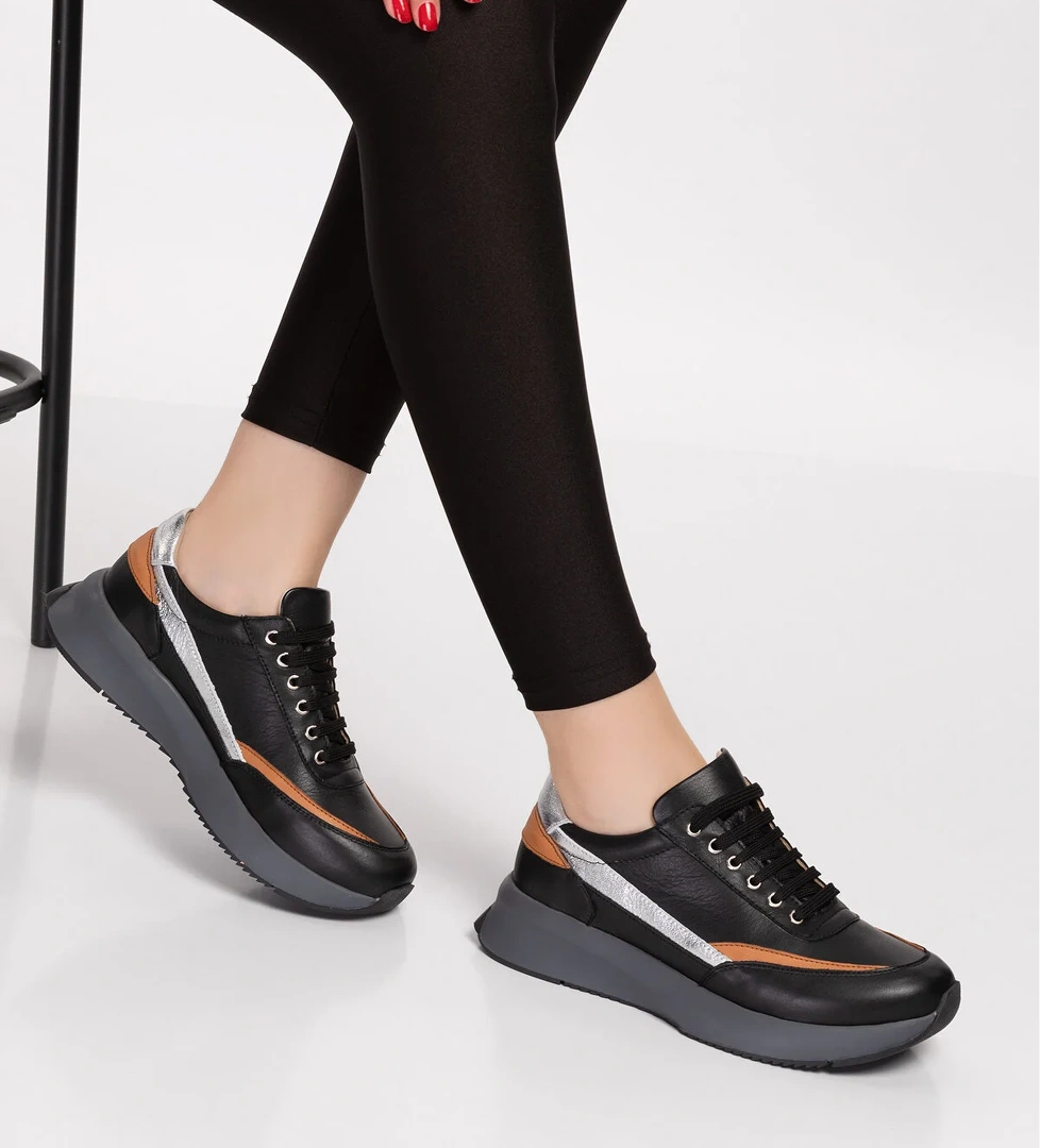 Gondol Içi Dışı Hakiki Deri Anatomik Taban Spor Ayakkabı gndl.562