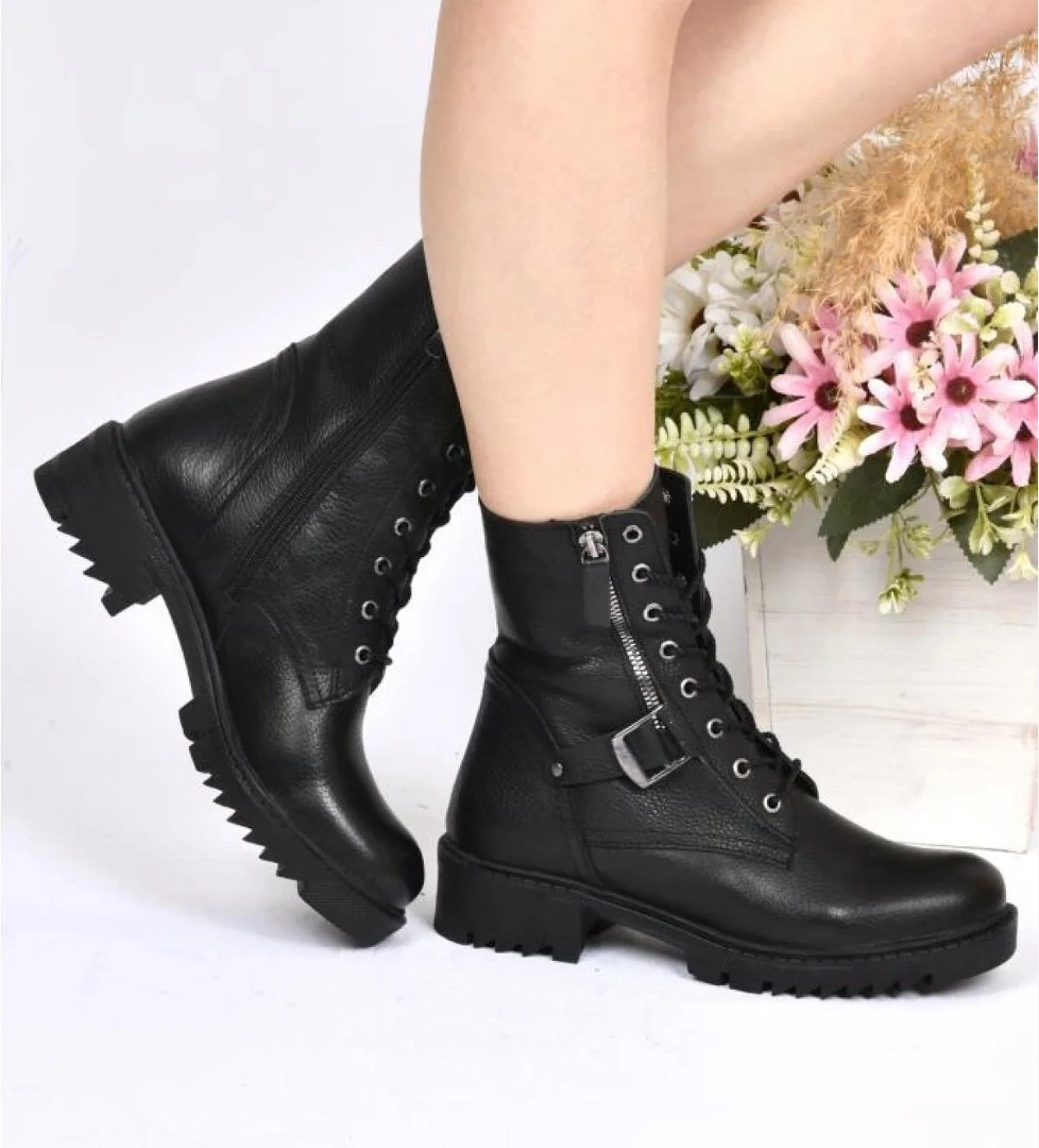 Step More Z1366 Kadın Postal Deri Bot model görseli