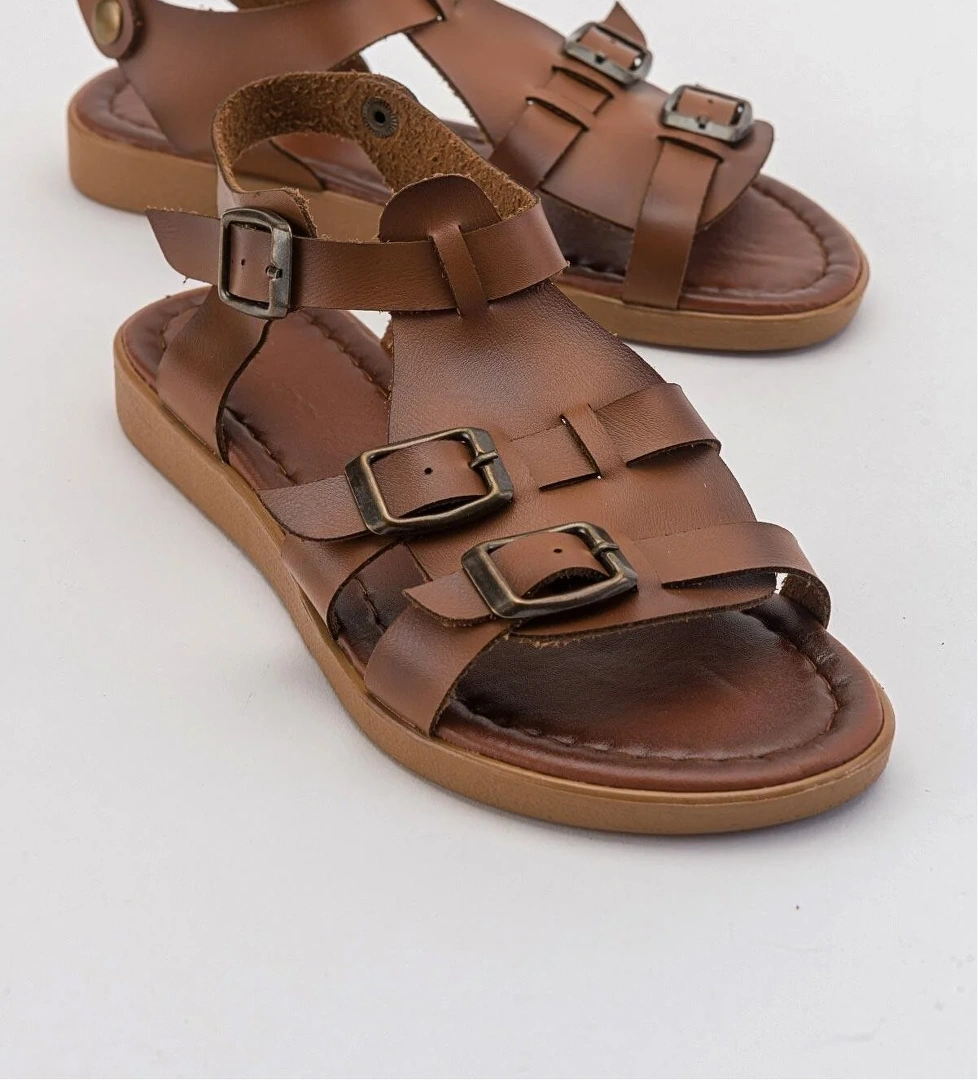 Ccway 2 Biyeli Kadın Sandalet TABA CİLT model görseli