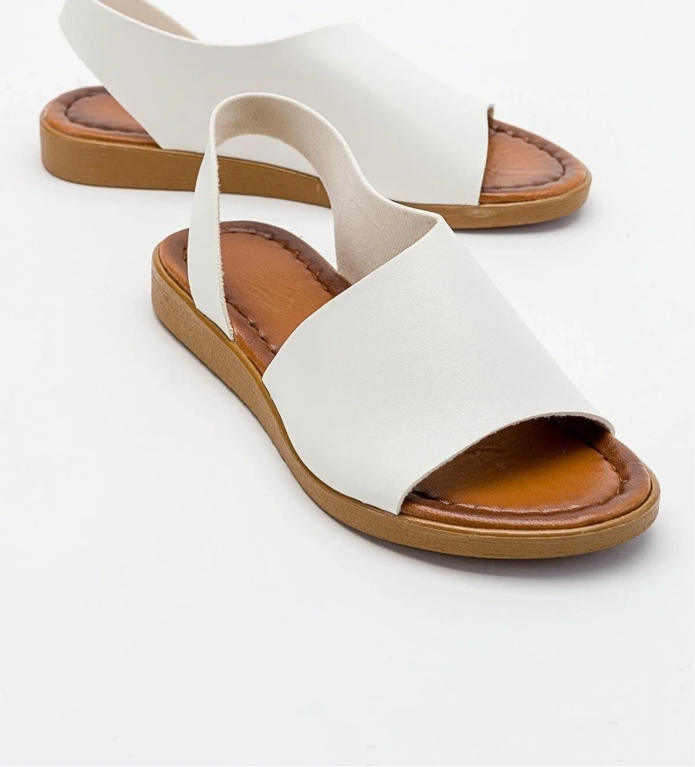 Ccway Geniş Tek Bantlı Kadın Sandalet Ci̇lt model görseli