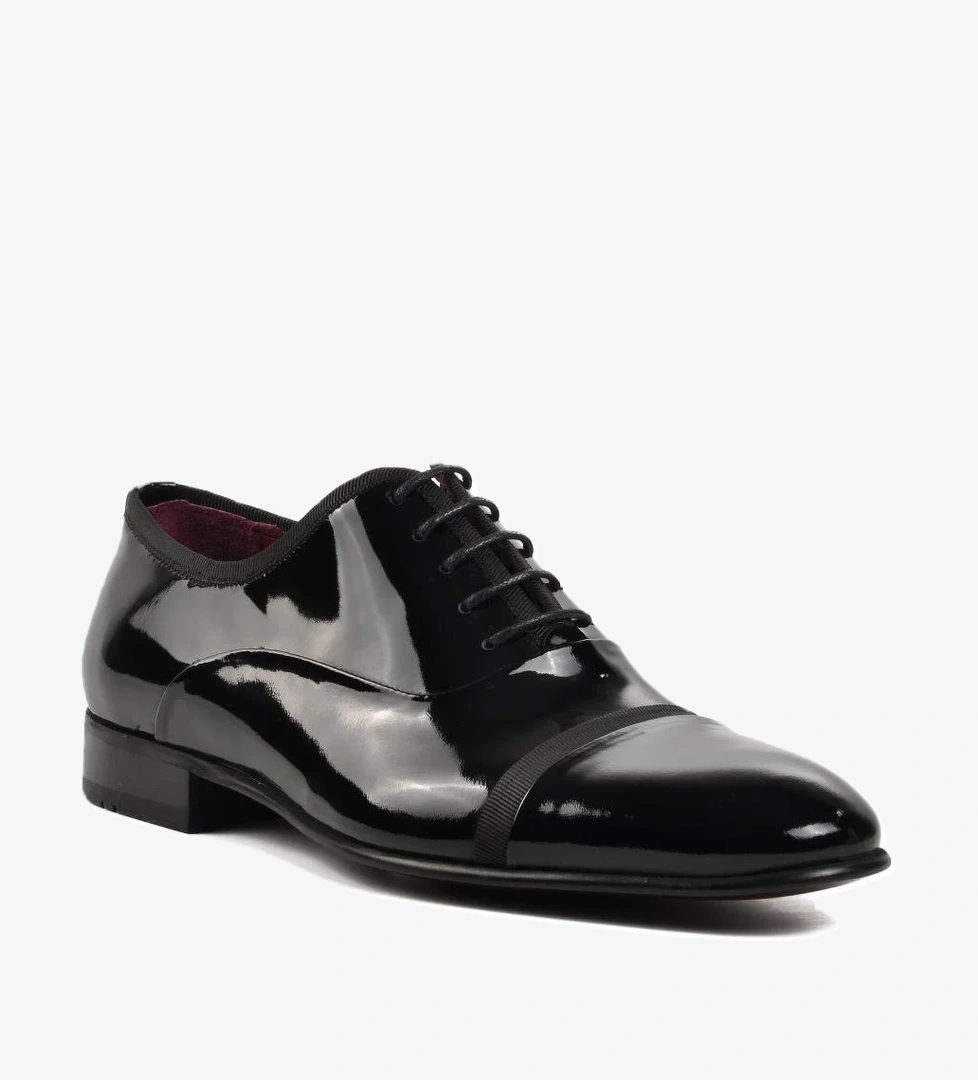 Pierre Loti 0089 Siyah Rugan İçi Dışı Hakiki Deri Erkek Klasik Ayakkabı