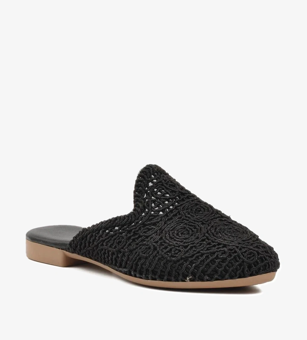 Ayakmod Cpr-22615 Siyah Örgü Kadın Terlik model görseli