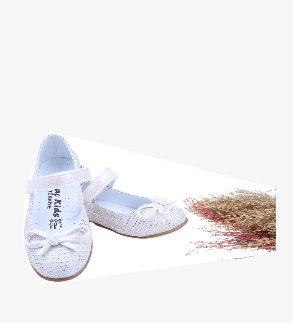 Ortaç-2079 Kız Bebek Balerin Rugan Babet Ayakkabı