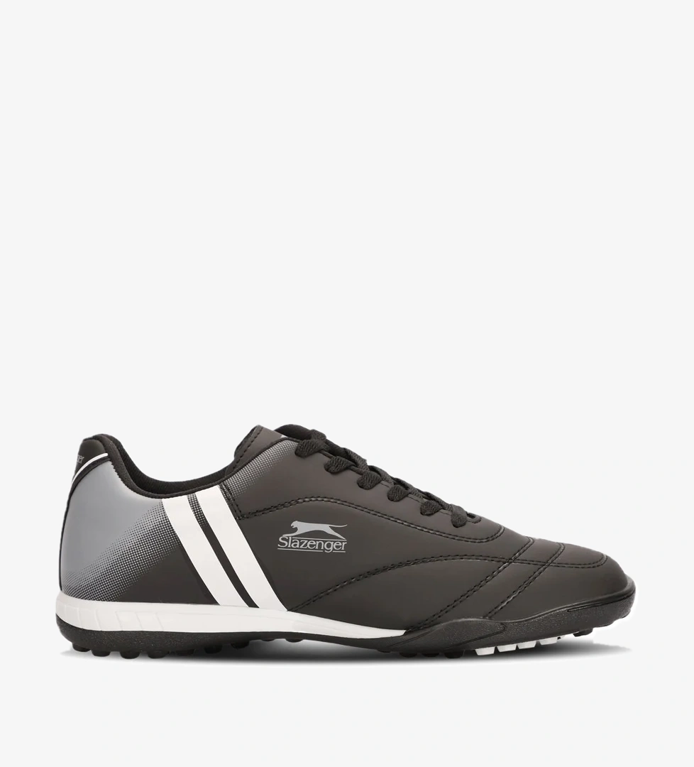 Slazenger MARK HS Futbol Erkek Çocuk Krampon Ayakkabı Siyah / Beyaz