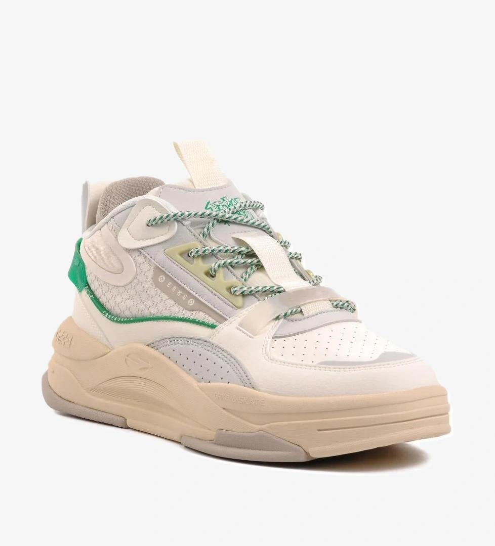 Erke 11123101012 Beyaz-Yeşil k Hi Sneaker model görseli