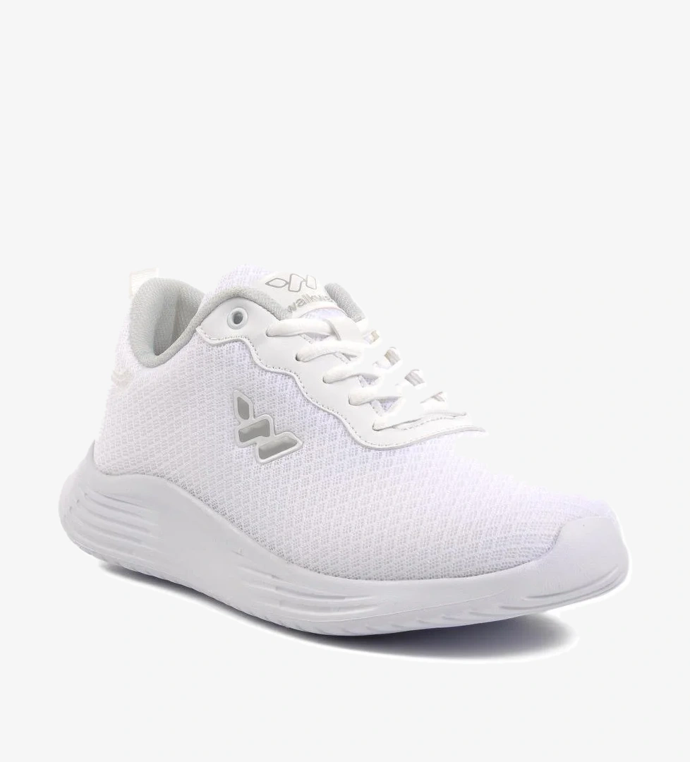 Aldan Beyaz Fileli Hava Alan Unisex Spor Ayakkabı - Görsel 1