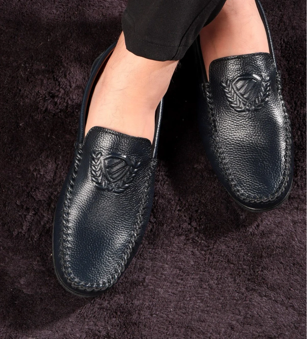 Zwang Hakiki Deri Erkek Günlük Ayakkabı, Loafer Ayakkabı, Hafif Ayakkabı, Deri Loafer