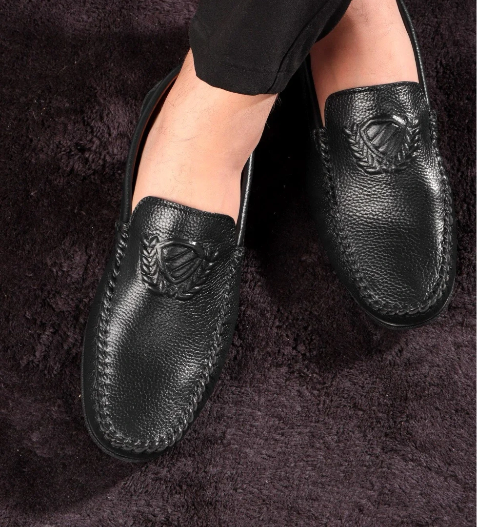 Zwang Hakiki Deri Erkek Günlük Ayakkabı, Loafer Ayakkabı, Hafif Ayakkabı, Deri Loafer