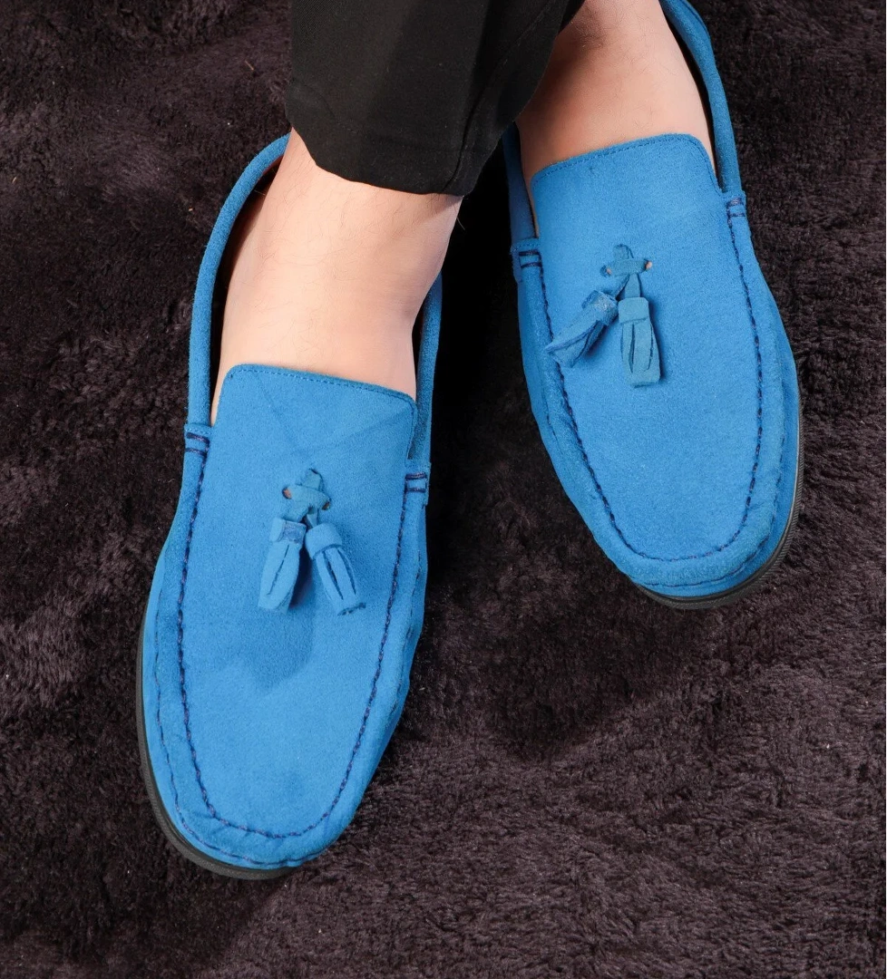 Ducavelli Fransen Hakiki Deri Erkek Günlük Ayakkabı, Loafer Hafif Ayakkabı Püsküllü Loafe model görseli