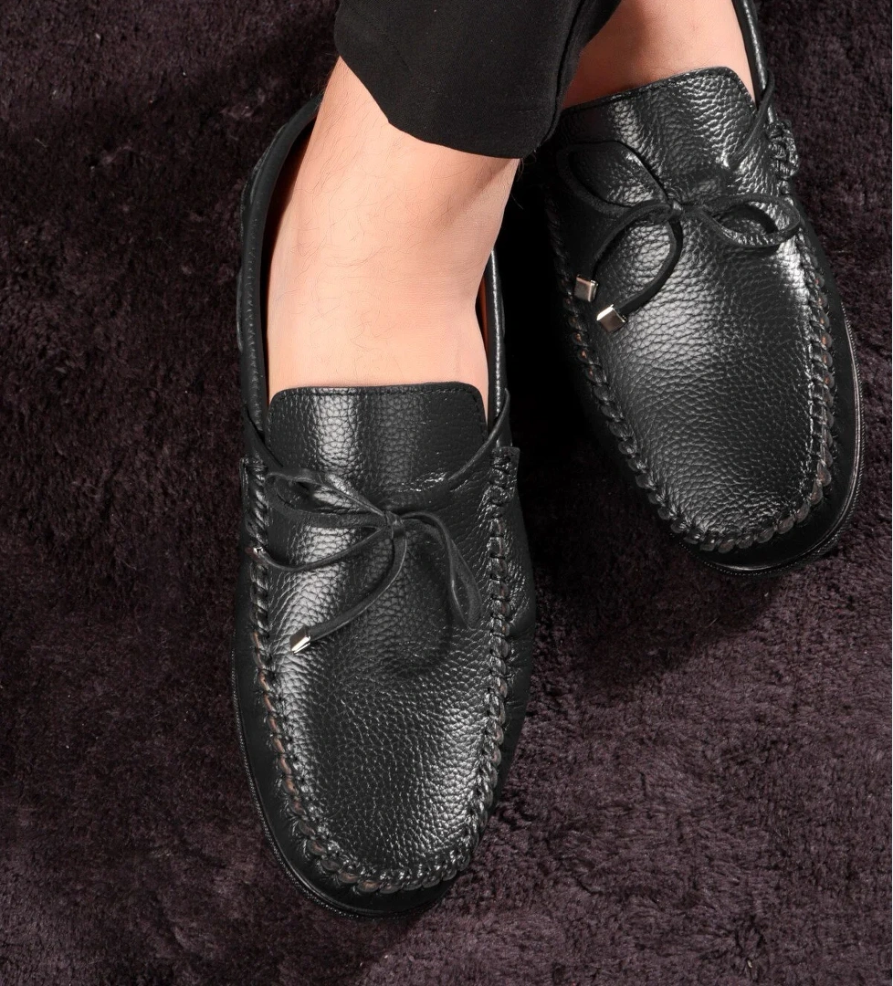 Ducavelli Borde Hakiki Deri Erkek Günlük Ayakkabı, Loafer Hafif Ayakkabı model görseli
