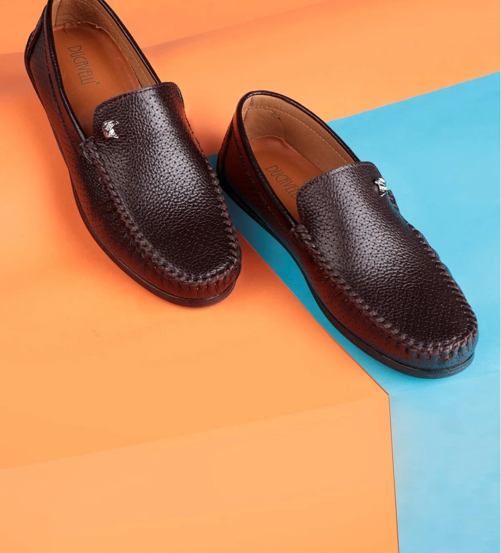 Fruga Hakiki Deri Erkek Günlük Ayakkabı, Loafer Ayakkabı, Hafif Ayakkabı