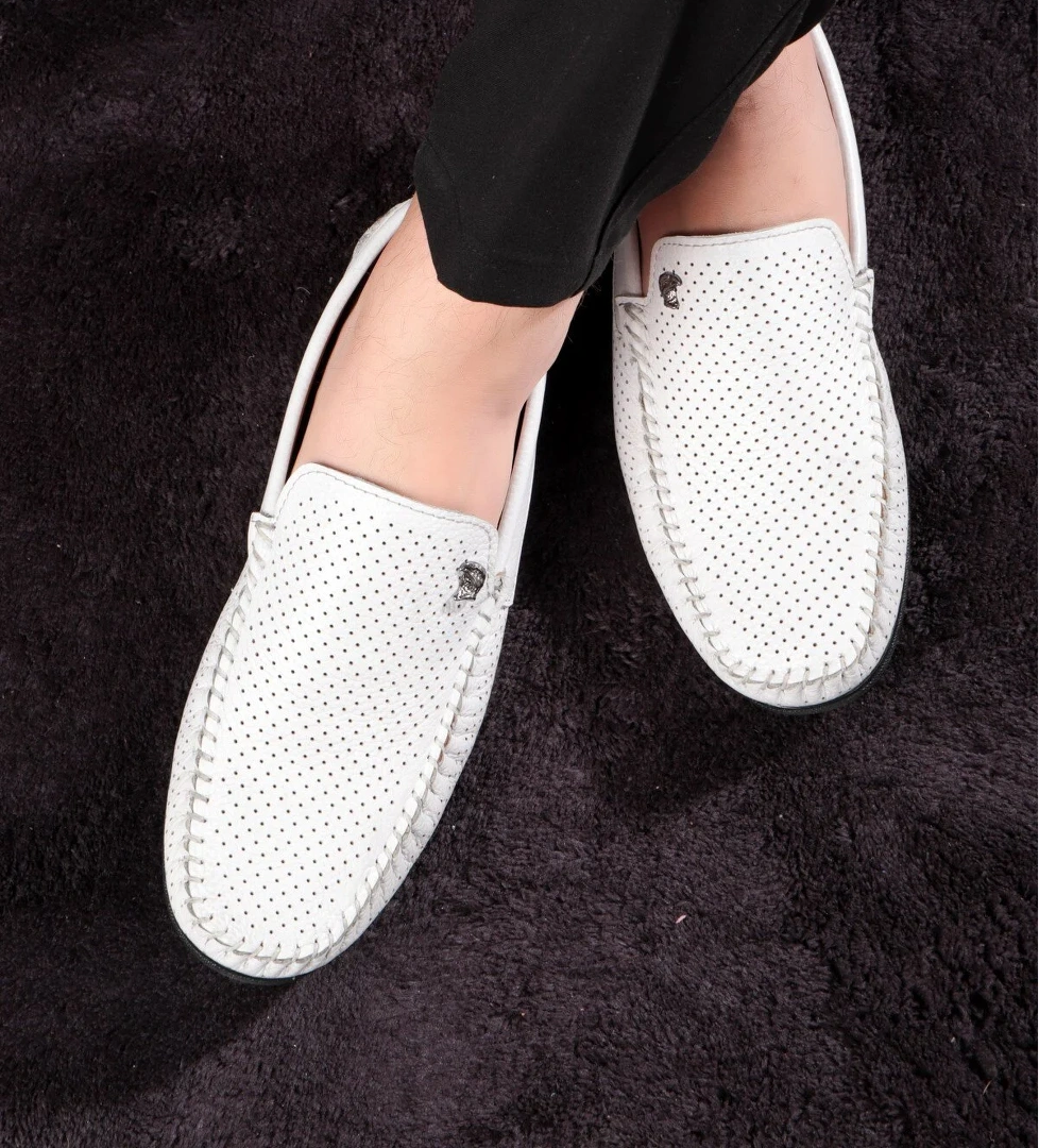 Fruga Hakiki Deri Erkek Günlük Ayakkabı, Loafer Ayakkabı, Hafif Ayakkabı