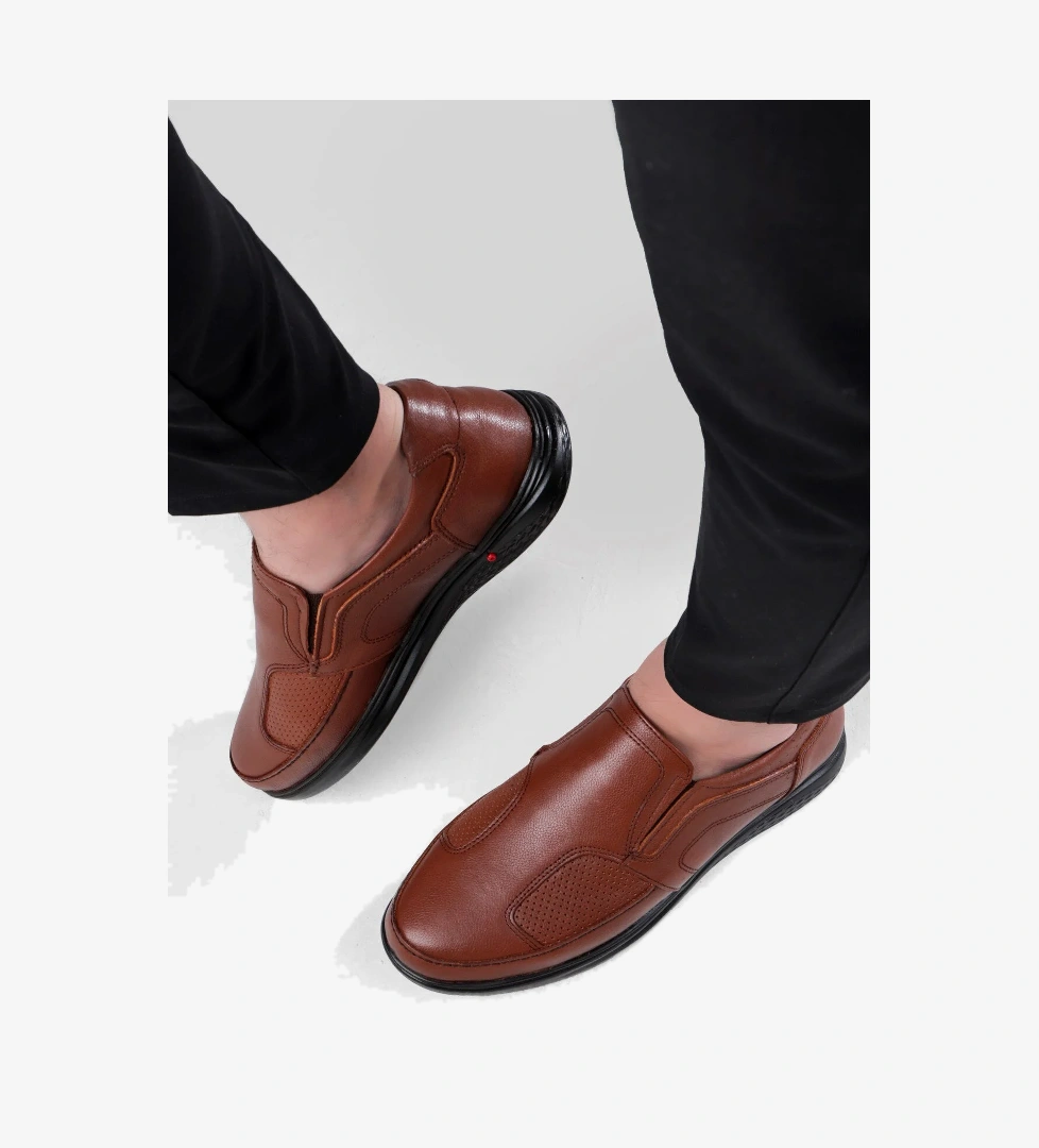 Ducavelli Lofor Hakiki Deri Comfort Ortopedik Erkek Günlük Ayakkabı, Baba Ayakkabı model görseli