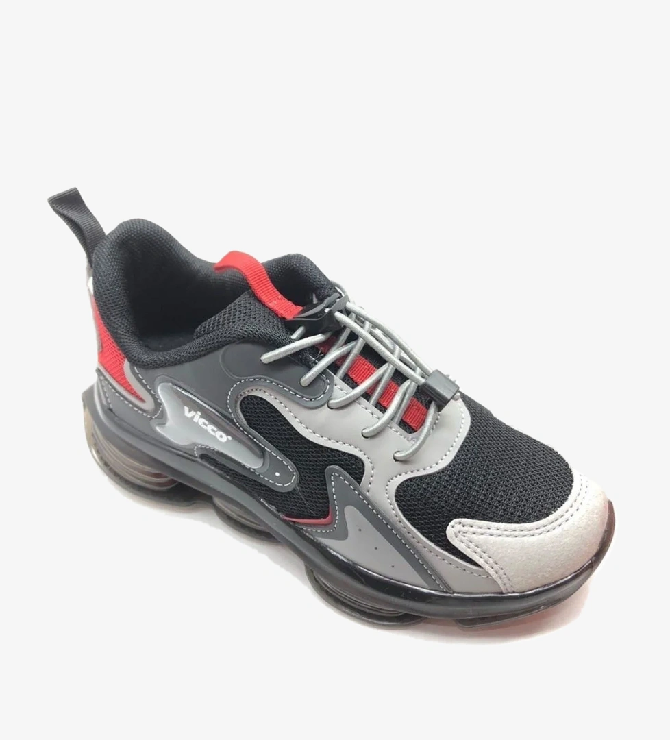 Vicco Mask Havalı Taban Erkek Çocuk Siyah Spor Ayakkabı model görseli
