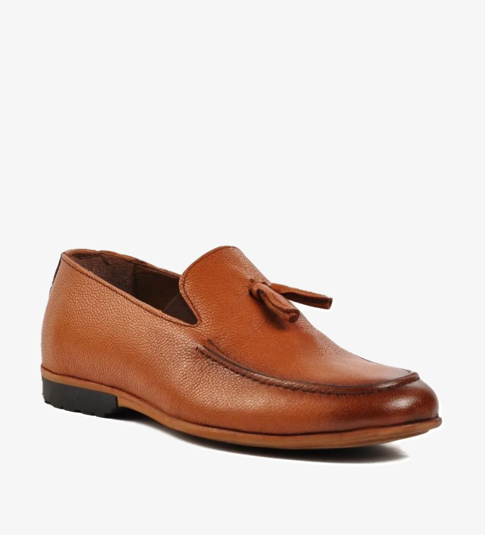 7105 Taba İçi Dışı Hakiki Deri Erkek Loafer Ayakkabı